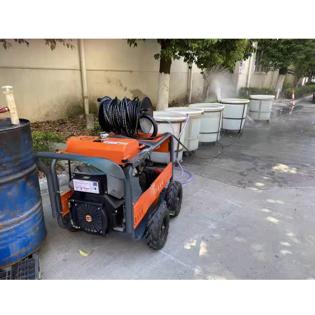 Sewer High-pressure Pipeline Dredging Machine Cleaning Machine High-power Professional Electric  Large Pump