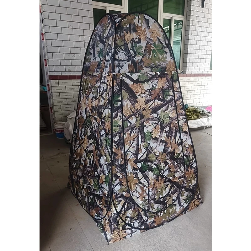 Automatic Pop Up Single Person Camouflage Dressing Bath Fishing Photography Bird Watching Prinvicy Tent Movable Easy Carry