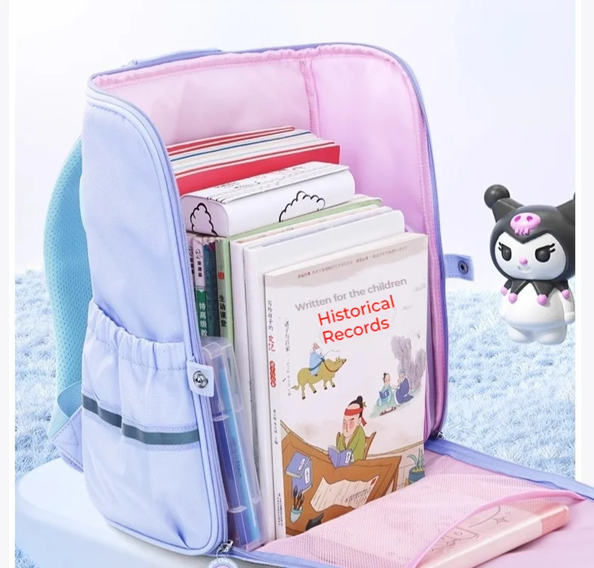 1-6 Grade Sanrio Kuromi Hello Kitty Anime Large Capacity Children Backpack Schoolbags Student Cartoon Shoulder Bag Travel Gifts