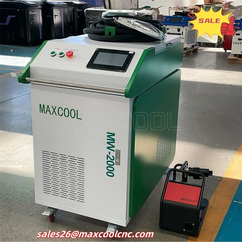 Fiber Laser Source Water-cooled Handheld Portable Metal Welding Cutting Machine With Single Wire Feeder Weld Penetration 4mm