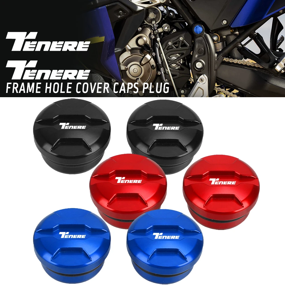 

FOR 2022 TENERE 700 World Raid Frame Hole Plugs Hole Cap Covers For Yamaha Tenere 700 T700 2019 2020 2021 2022 2023 2024 2025