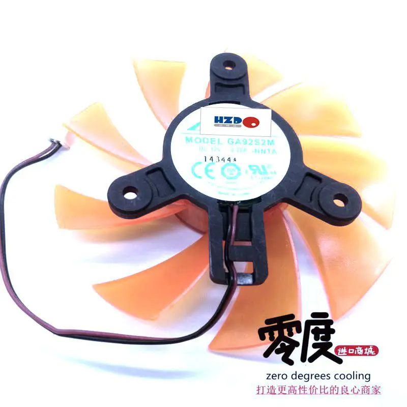 Original for ZOTAC GA92S2M-NNTA 12V0.28A Diameter 8.7CM Pitch 4.7CM 9CM Card fan hzdo