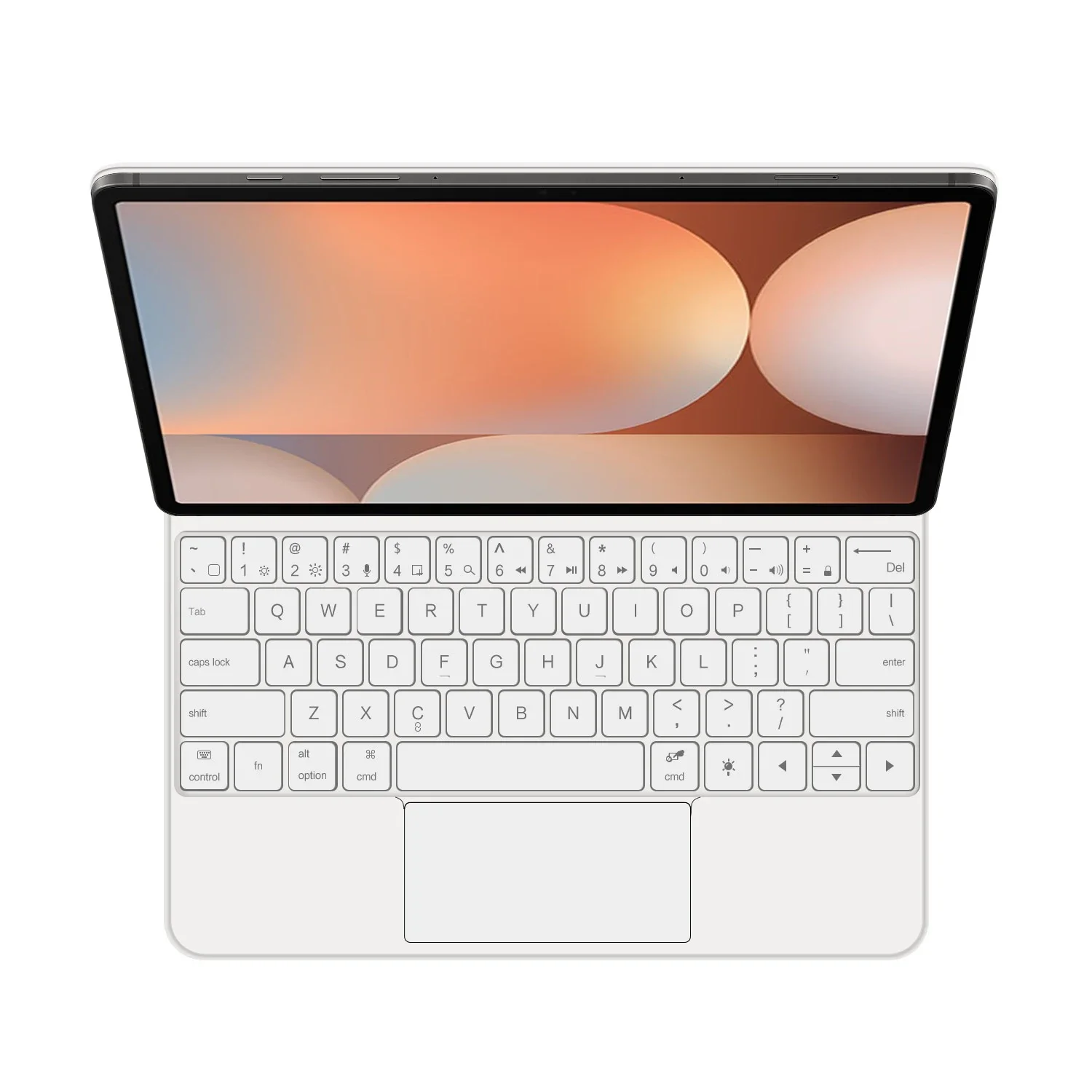 Magic Keyboard Case For Samsung Galaxy Tab S10+ S10 Plus S9+ S9 FE Plus S10 FE S10Lite Tablet Magnetic Case Smart Keyboard Cover