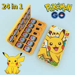 2024 New Pokemon Pikachu Ns Switch Oled Game Card Storage Box Protective 24 in 1 Game Cards Holder Case for Nintendo Switch Lite