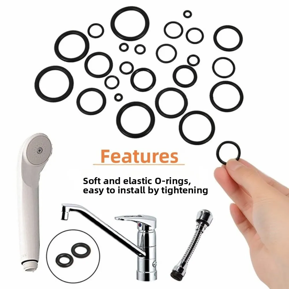 

Assortment Set Air Conditioning O Ring Kit Maintenance Durable O-Type Sealing Rubber Ring Rubber Accessories 24 Size