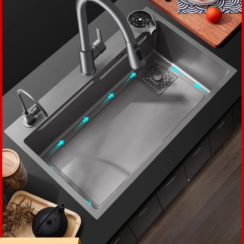 

Nano 304 stainless steel sink, kitchen sink, multi-function table