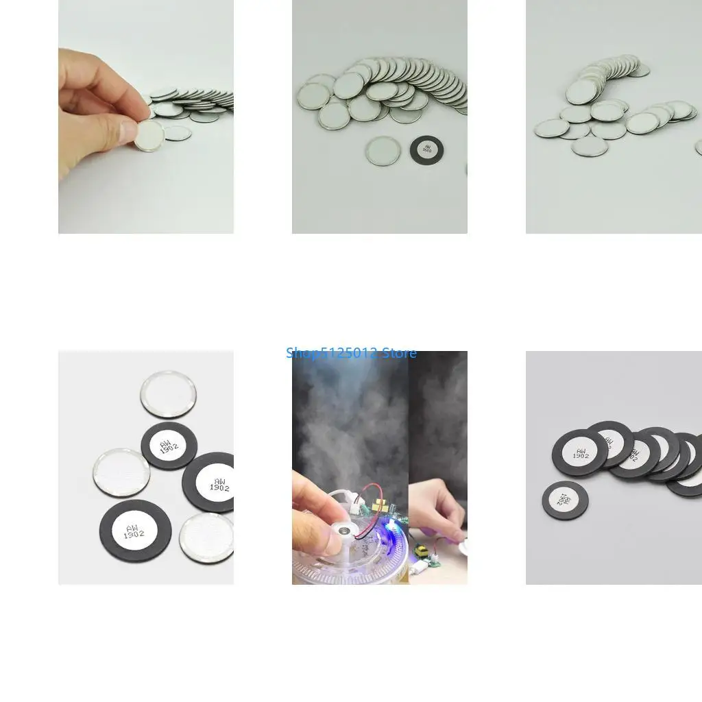G8TC Household Atomizer Accessories 16mm Ultrasonic Fogger Mist Maker Ceramics Discs