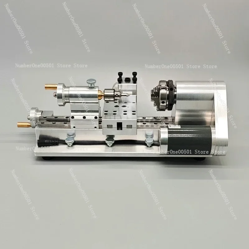 DIY Mini Desktop Lathe for Scientific Experiment Engineering Teaching Model Metal Woodworking Lathe