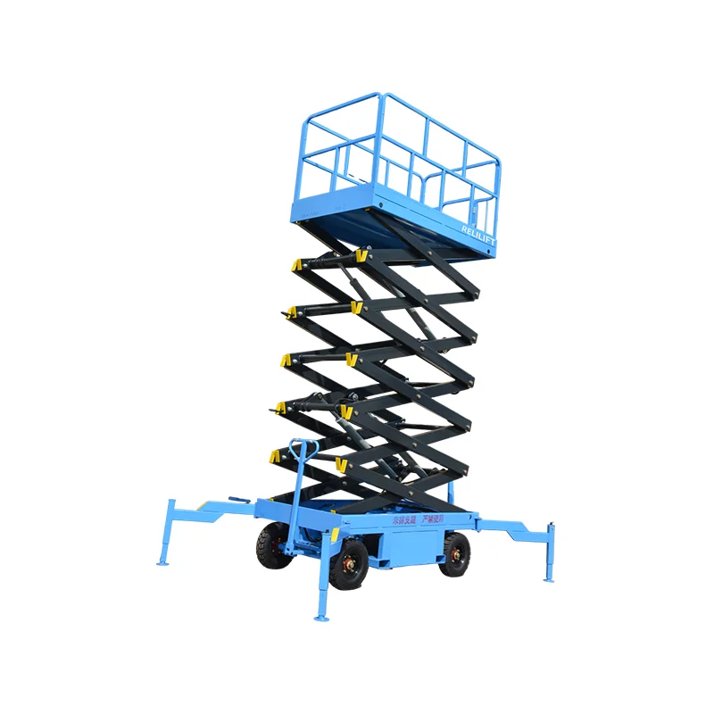 Easy to Use Factory Direct Supply 4M-18M Semi-Automatic Hydraulic Scissor Lifting Platform for Aerial Work