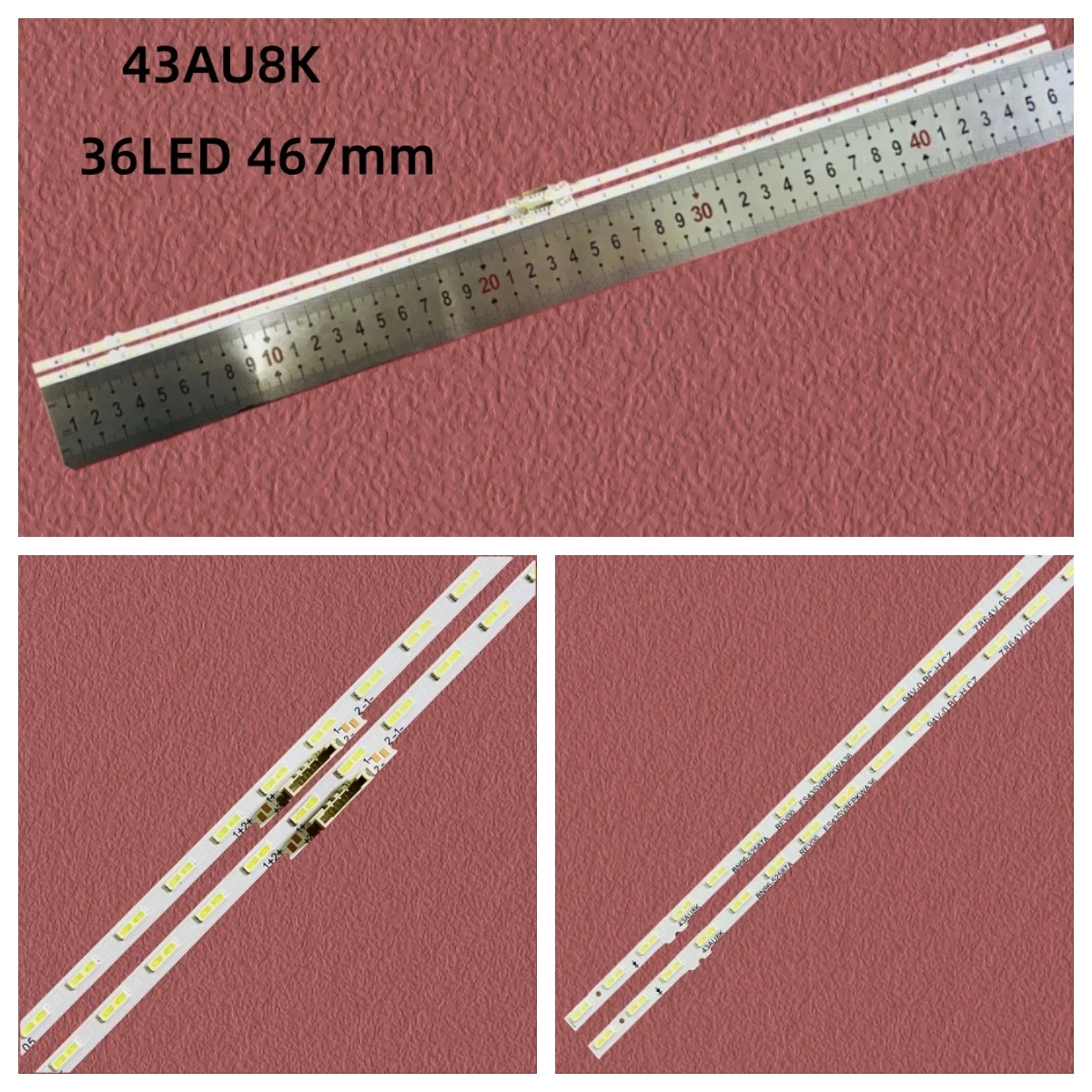 

LED Strip 36LED LM41-01040A 43AU8K BN96-52587A For TV UE43AU9010U UN43AU8000 UE43AU8000 UE43AU8005K UE43AU9070U UN43AU8000F