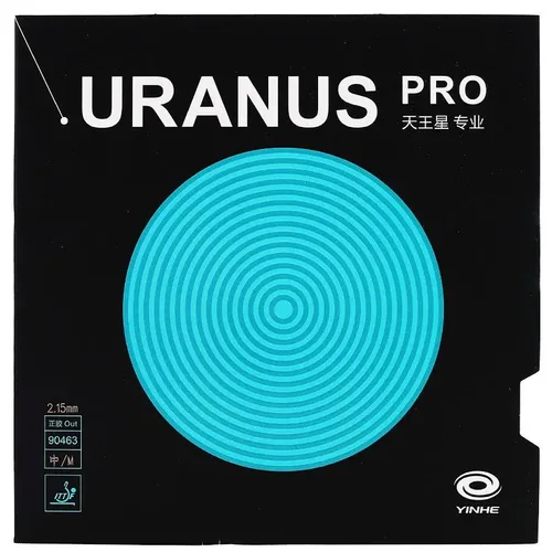 Imagen 2 del producto YINHE URANUS Pro tenis de mesa de goma Pips cortos ofensivos Pips-Out hoja de goma de Ping Pong con esponja para pastel preadherida