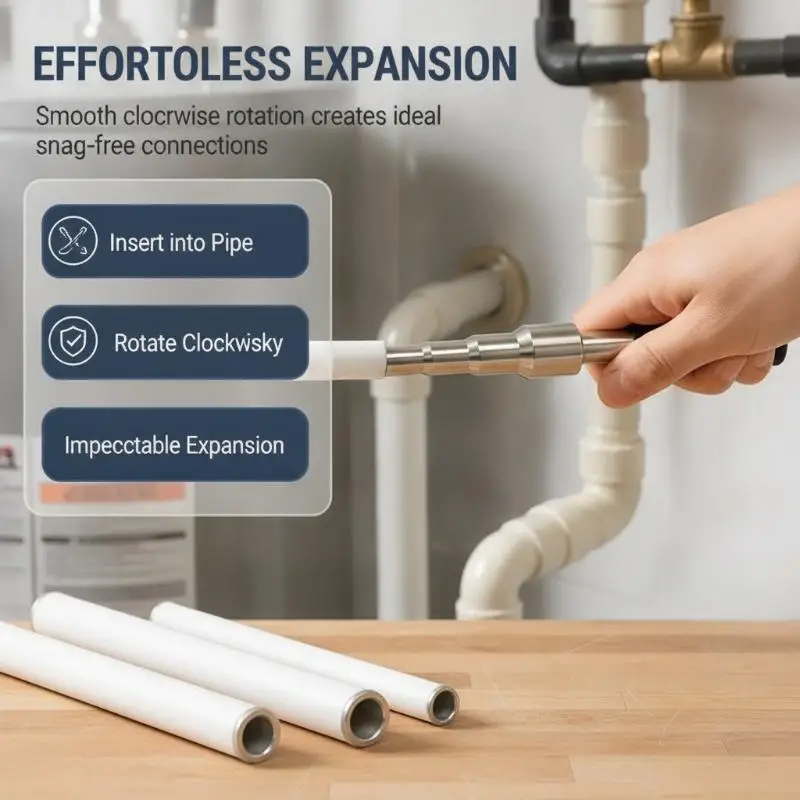 1Pcs Manual Pipe Expander For: T Handle 16-32mm Repairing Household Appliances PVC Aluminum Plastic Pipe view 5