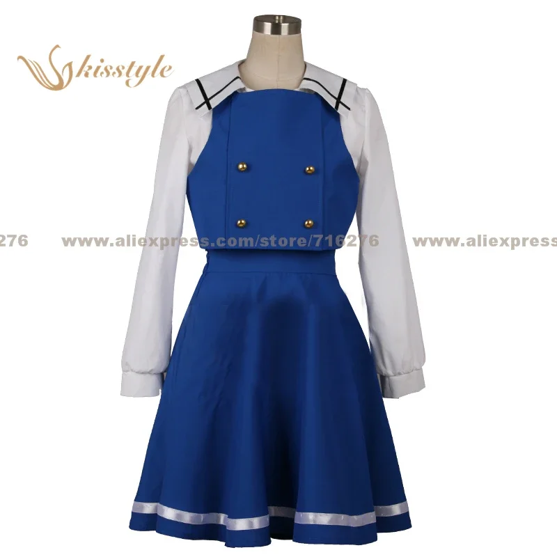 

Kisstyle Fashion Is the Order a Rabbit Chino Kafu Blue School Uniform COS Clothing Cosplay Costume,Customized Accepted