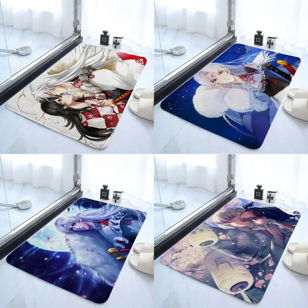 

S-Sesshoumaru Floor Mat Room Mats Cheaper Anti-slip Modern Living Room Balcony Printed Welcome Rug