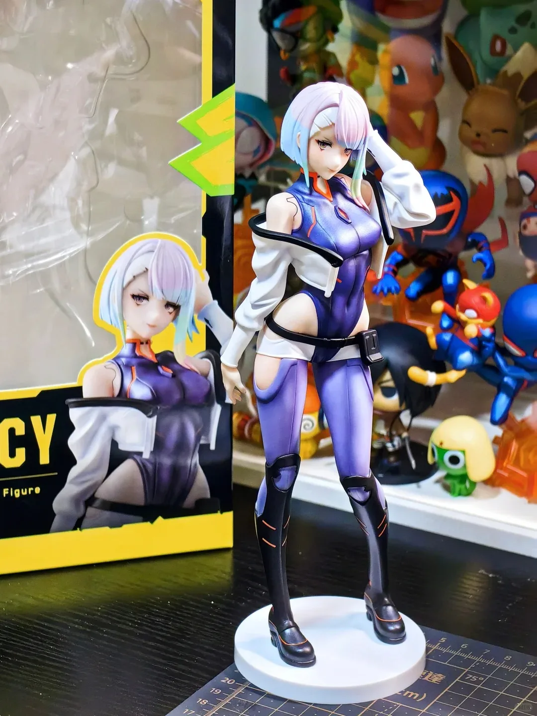 

В наличии оригинальные киберпанк Edgerunners 24 см Люси фигурки модель игрушки для мальчика настольные украшения коллекционные игрушки подарок