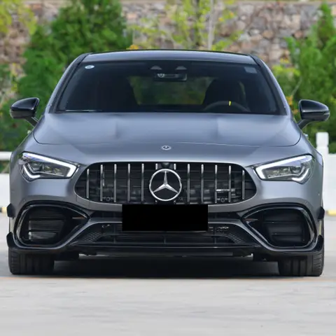 메르세데스 벤츠 CLA AMG W118 C118 CLA180 200 250 CLA45 35 2019-2024 GT 스타일 프론트 범퍼 그릴 후드 튜닝