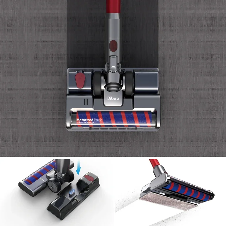 Stick Cordless Vacuum Cleaner 27000PA Powerful for Hard Floor Carpet Pet Hair Bed and Washing