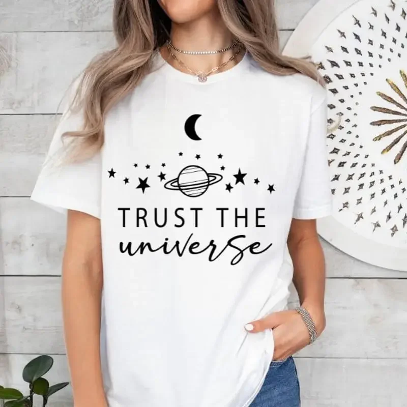 Trust The Universe T Shirt Yoga Instructor Positive Festival Mindfulness Spiritual