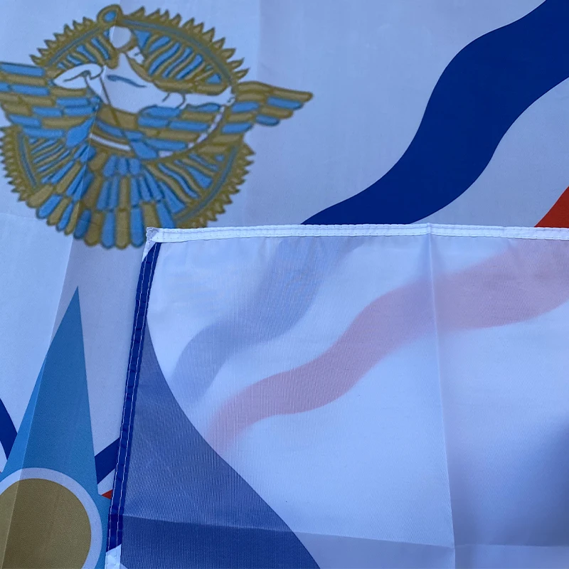 xvggdg  Custom Flag 90*150cm (3x5FT)  Polyesterany   Assyrian flag