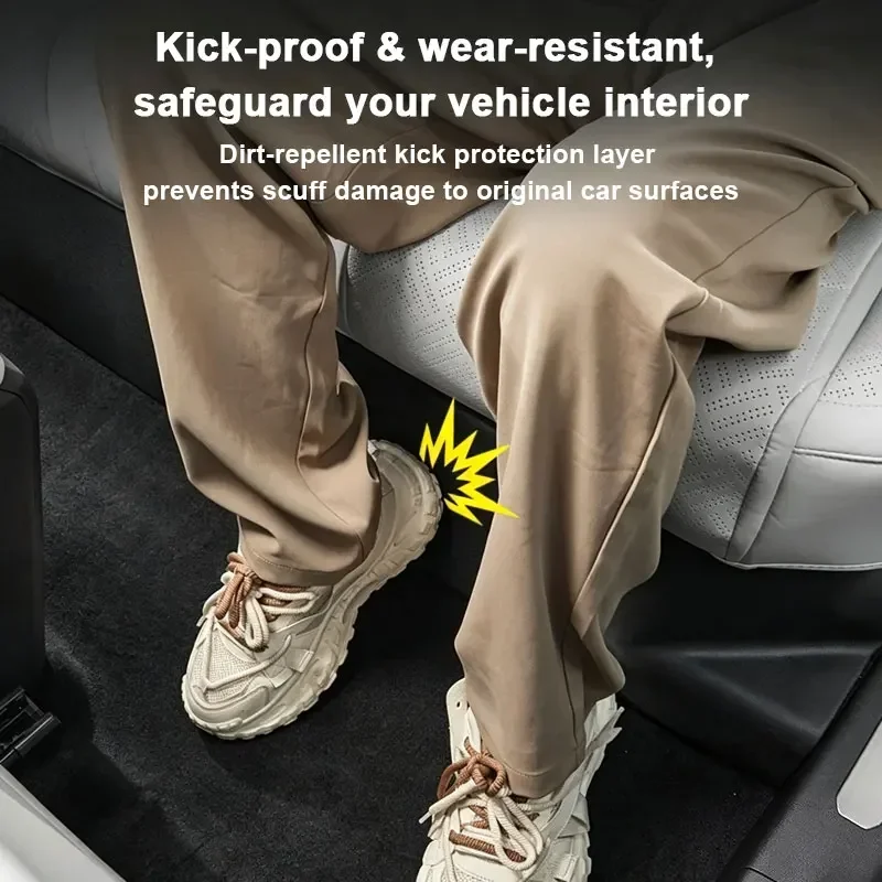 Under Seat Protector Mat For GWM Ora 5 2027 Accessories 2026 Leather Rear Anti Kick Pad Proof Cover Interior Protection Parts