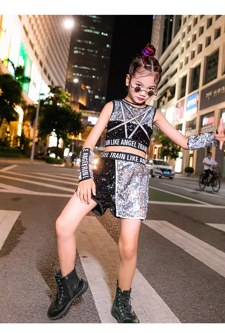 New Jazz Hip hop Girls Singer Dancer Stage Wear hot Costume