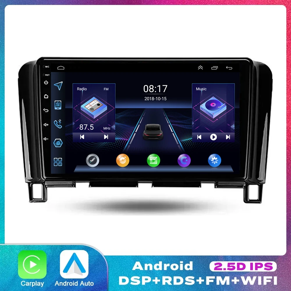 

Автомагнитола 2Din на Android 13 для Nissan сирена 4 C26 2010-2016, Авторадио Carplay, мультимедийный видеоплеер, навигация GPS, FM, стерео