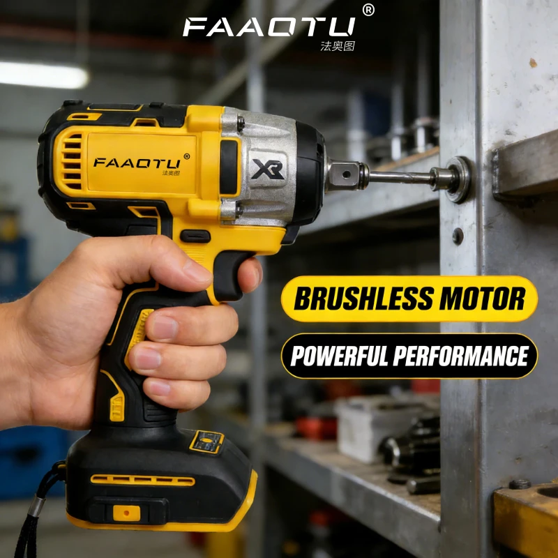 FAAOTU 880 Cordless Impact Wrench, Same Function as DW for Auto Repair Compatible with DW batteries NO battery