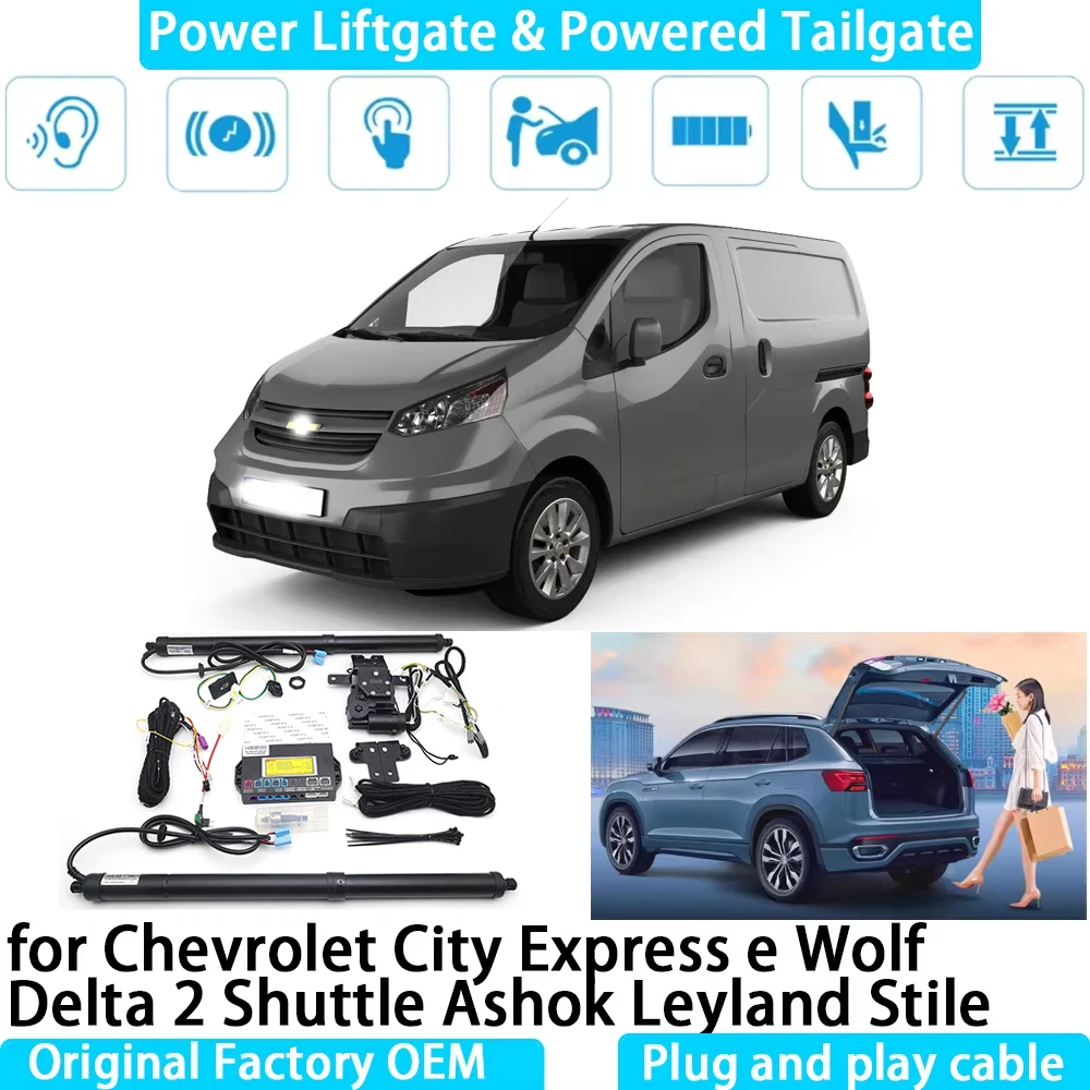 for Chevrolet City Express e Wolf Delta 2 Shuttle Ashok Leyla Automatic Electric Power Liftgate Powered Tailgate Strut Tail Gate