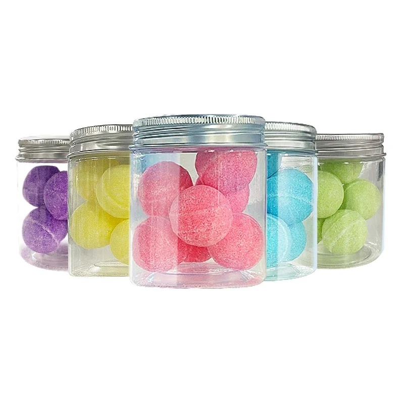 6pcs/bottle Removing Dead Skin Acne Improve Rough Bath Ball Candy Scrubs  Sugar Cube Body Scrub Exfoliator Brighten Tone