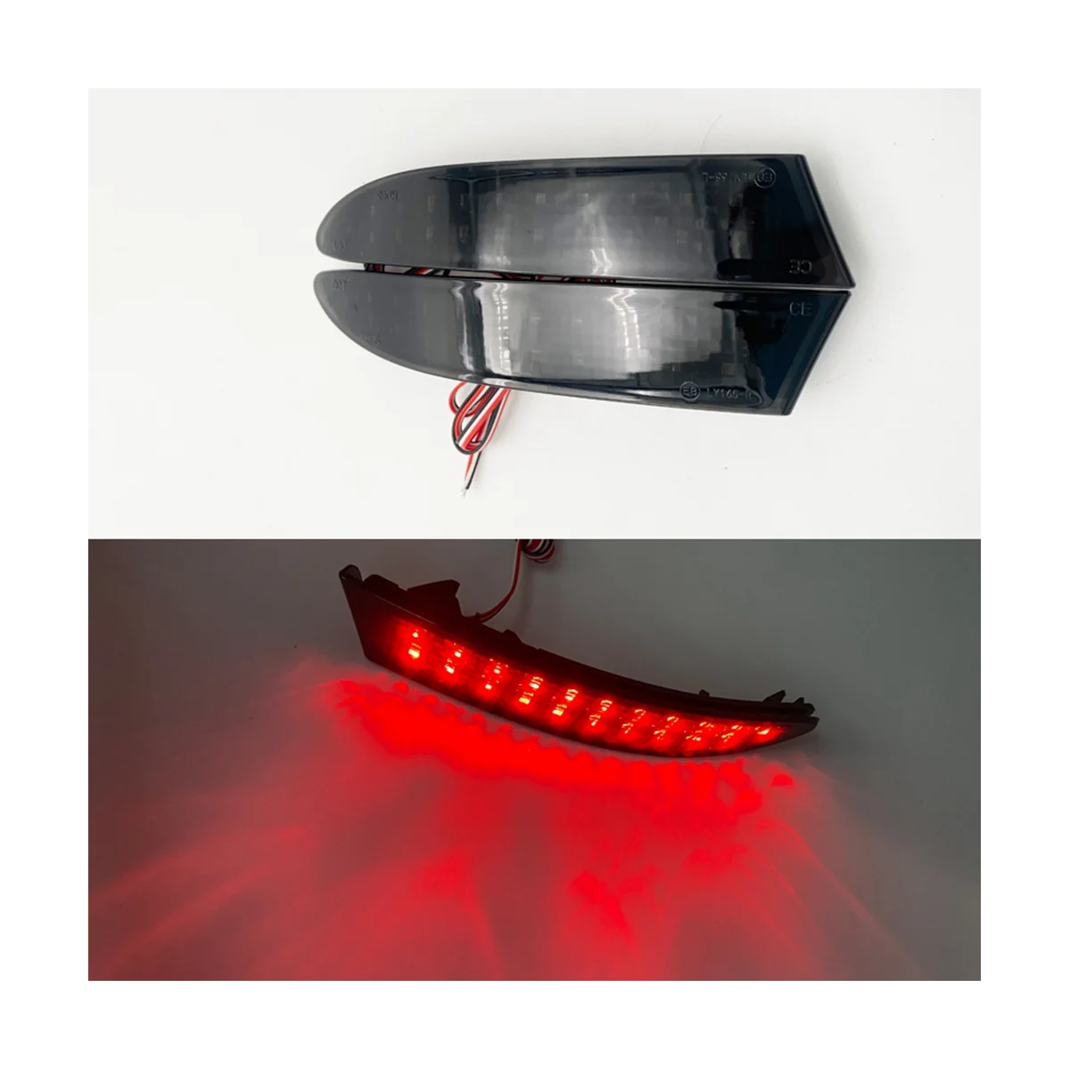 Rear Bumper Left+Right Reflector Tail Light Lamp Taillight for X3 2014-2017 Car Decorative 63257352209 63257352210