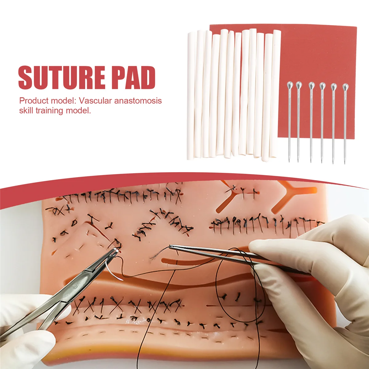 Y06A Complete , Microscopy Vascular Anastomosis Suture Practice Model Training , Does Not Easily Break
