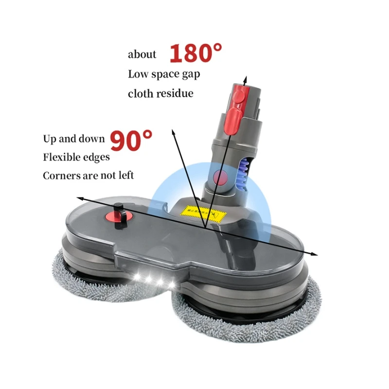 For Dyson V7 V8 V10 V11 V15 Vacuum Cleaner Mop Attachment with Removable Water Tank Electric Wet Dry Mopping Head