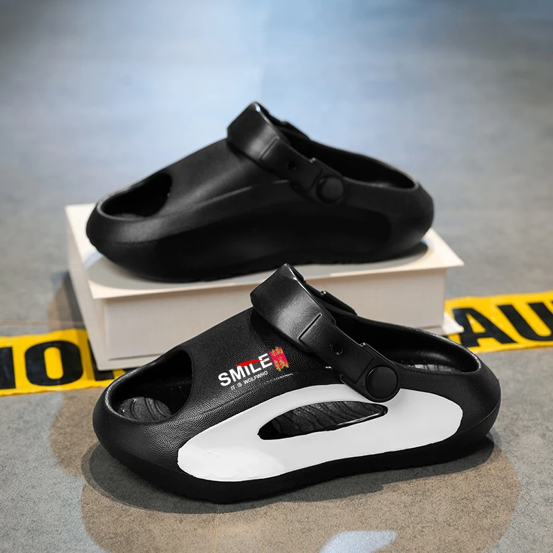 

A pair of children's summer open-toe single-strand sandals, soft, comfortable, lightweight and breathable. ZZ-270EVA-9
