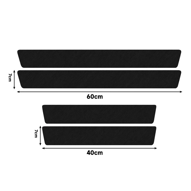 1/4/5/9Pcs Car Door Carbon Fiber Threshold Protector Decal for Bmw Performance M 1 2 3 4 5 6 7 Series X1 X2 X3 X4 X5 X6 X7