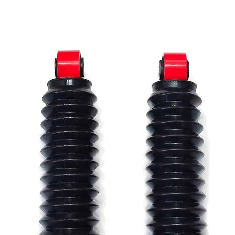 D-MAX High Quality Adjustable Compression 58mm Diameter 6-Section Oil Damper Red Front and Rear Shock Absorbers