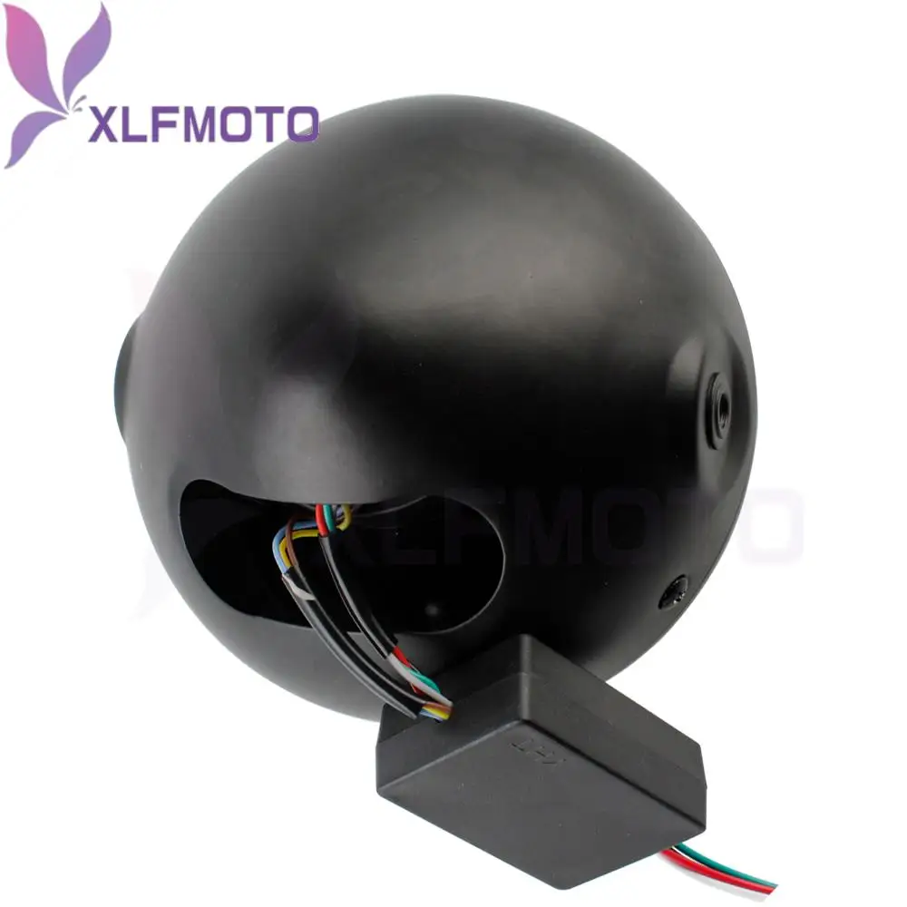 5.75 Inch Universal Motorcycle RGB multicolor Round Front  Headlamp Accessories Headlight Assembly  For Honda NAVI 2022-2023
