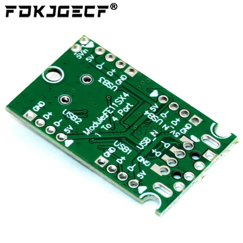 USB 2.0 Expansion Module HUB Concentrator 1 Minute 4 1 Drag 4 Interface Transfer Development Board Drive-Free