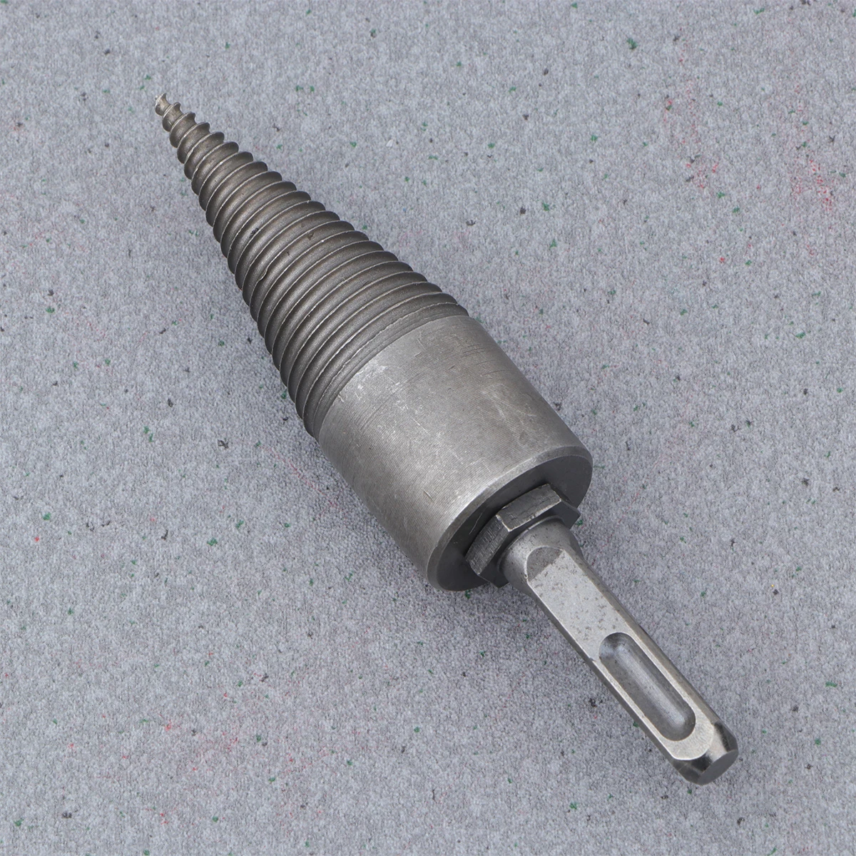 Wood Splitting Drill Bit Heavy Duty Steel Forging One-Piece High Hardness Anti-Slip Groove For Hammer Drill Electric Wood