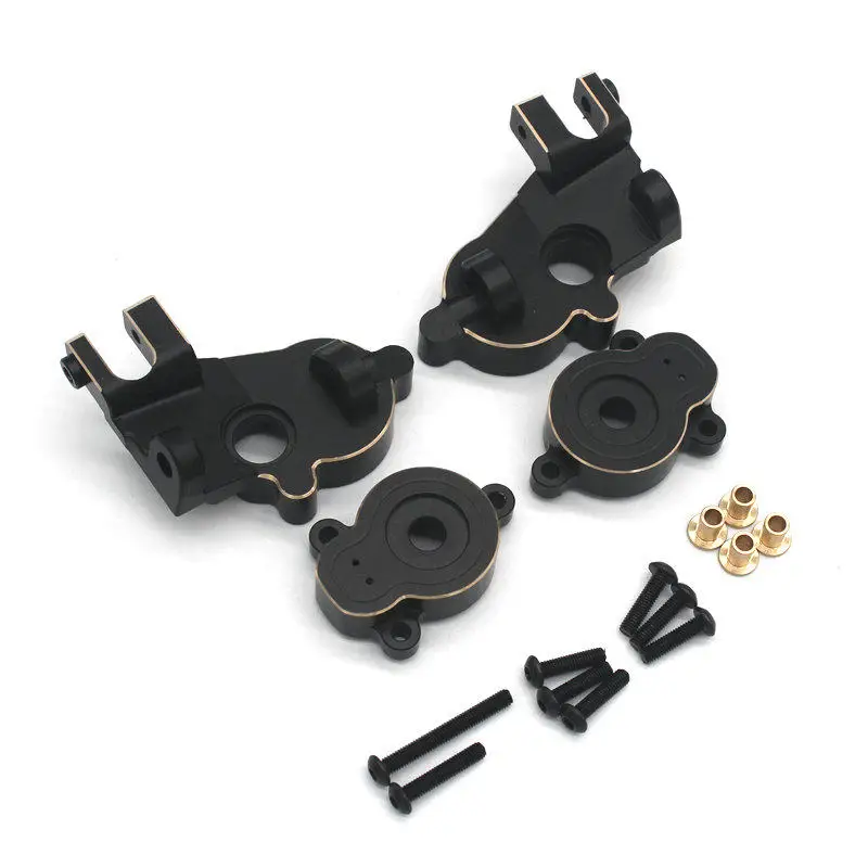 Yikong 4106 YK4107 1/10 RC Car Brass Counterweight Front Steering Cup Rear Wheel Mount Accessories