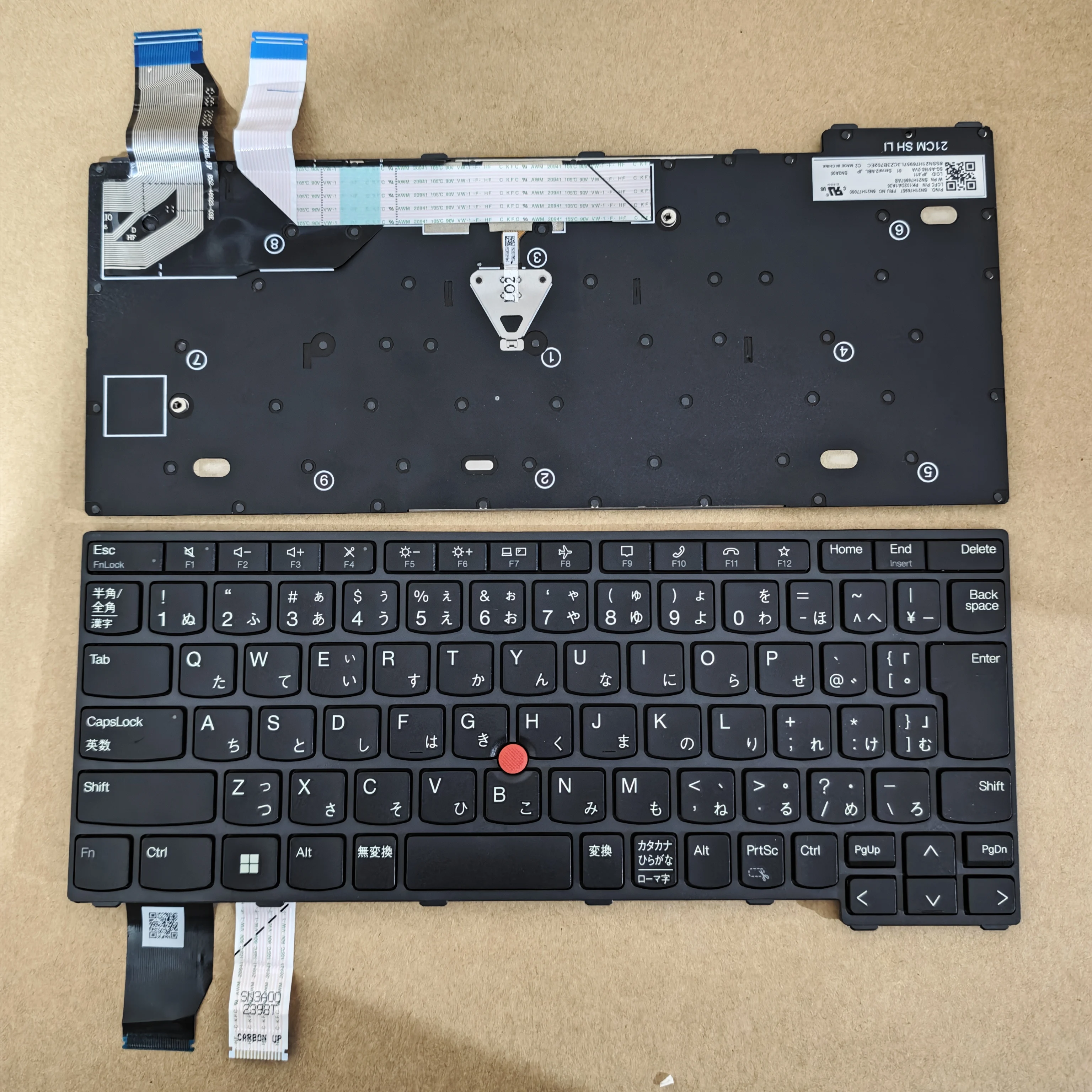 Teclado para portátil JP para Lenovo X13 YOGA Gen2/Gen3/Gen4 ThinkPad X13 Gen2 TP00131A L14 Gen2/Gen3/Gen4