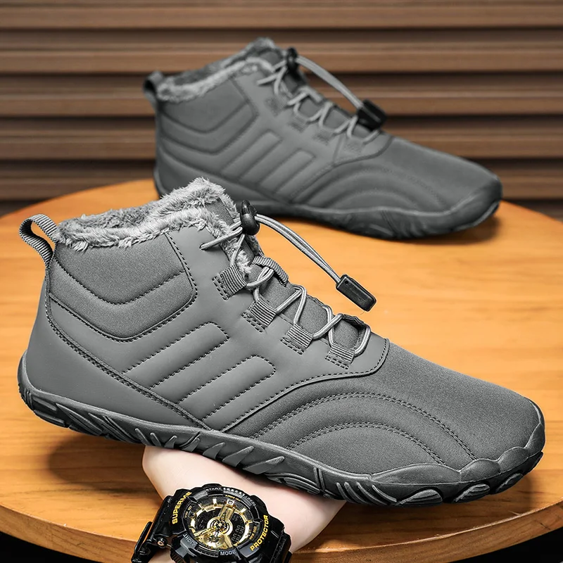 

Couple Style Winter Warm Non Slip Cold Resistant Snow Boots Made of Down Fabric Comfortable Suitable for Outdoor Hiking Shoes