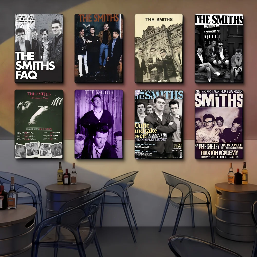 Rock Band The Smiths Movie Sticky Posters Fancy Wall Sticker For Living Room Bar Decoration Vintage Decorative Painting