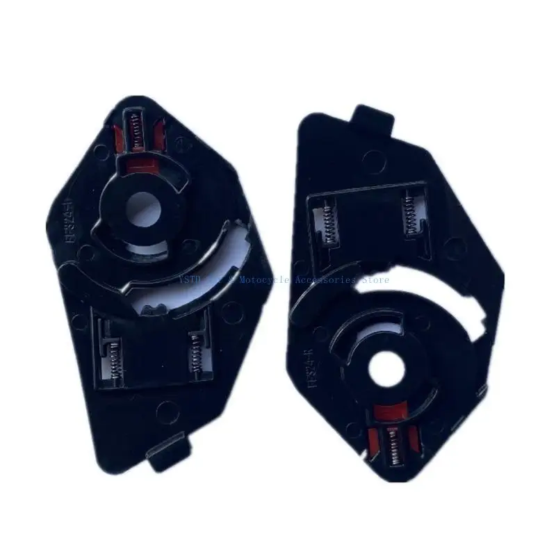 

L5BC Helmet Headgear Screen Lens Mounting Fix Base Holder for FF324 Motorcycle 1 Pair