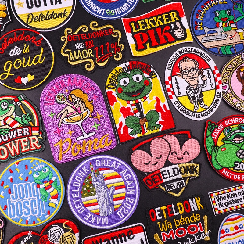 Parche termoadhesivo bordado carnaval Oeteldonk Países Bajos