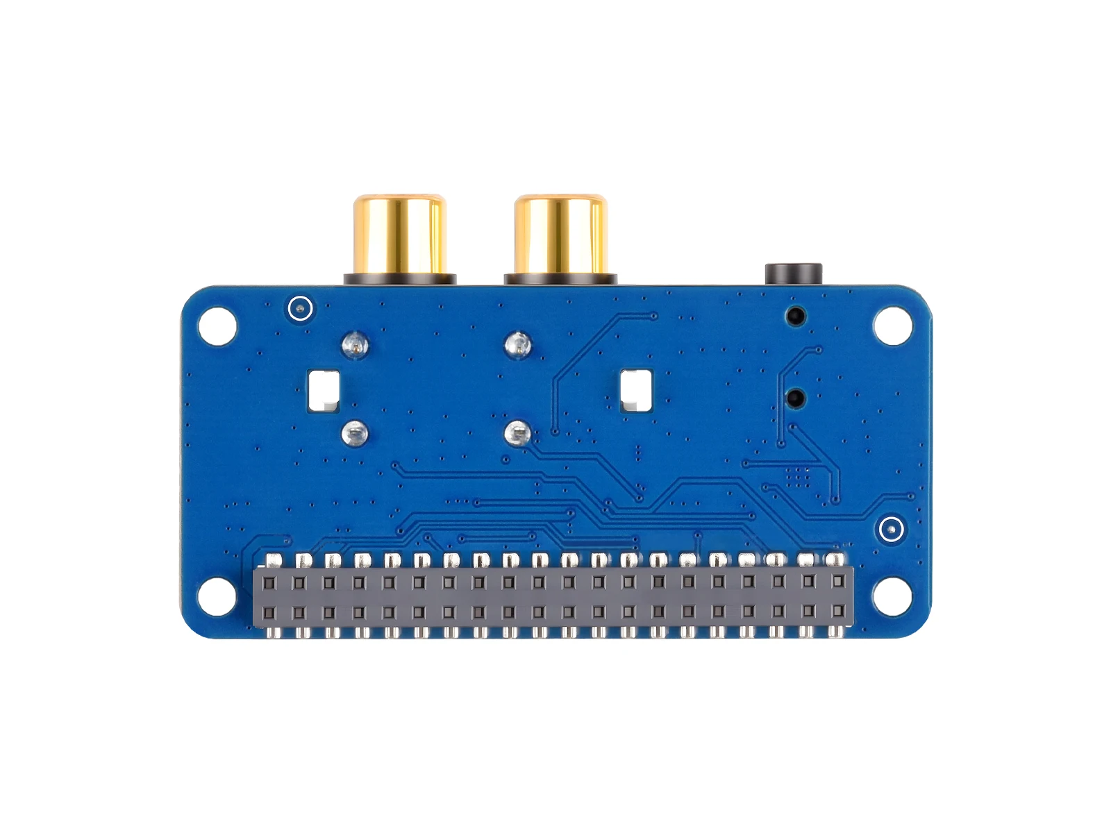 بطاقة صوت Raspberry Pi PCM5122 HIFI I2S DAC - صوت ستيريو عالي الدقة 384 كيلو هرتز/32 بت مع مخرجات 3.5 ملم ومخرجات RCA، توصيل وتشغيل لـ Pi