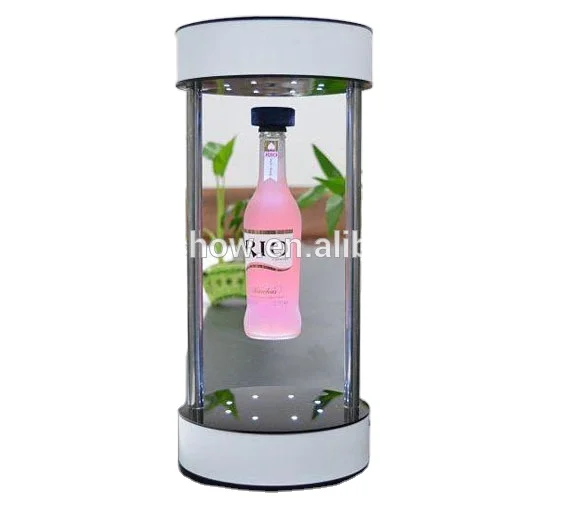 

China Supplier Acrylic Magnetic Floating Bottle Display Stand