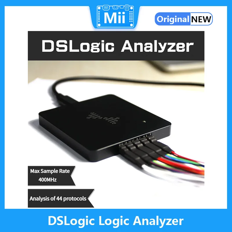 

DSLogic Logic Analyzer 5x Saleae Bandwidth Up to 400M Sampling 16-channel Debugging Assistant U2Basic U2Plus