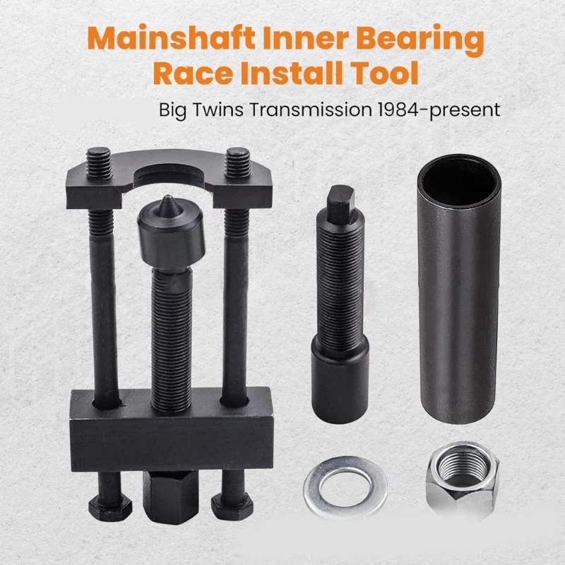 

Transmission Main Shaft Bearing Inner Race Puller Tool for Big Twin 5 and 6 Speed 1984-Present 34902-84 Installer Puller