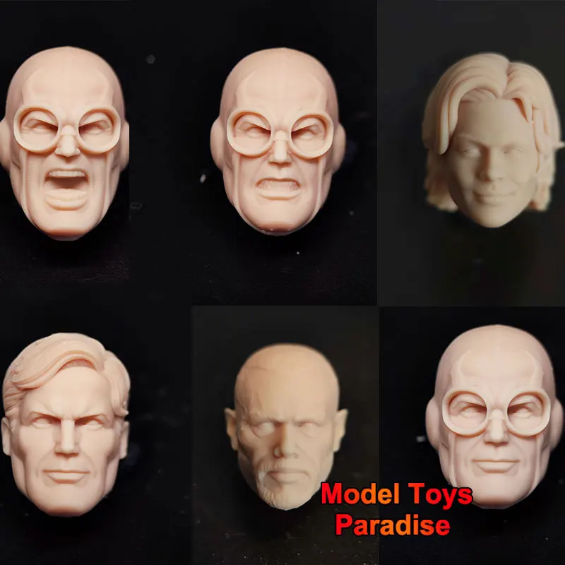 

Unpainted DIY 1/12 Scale Soldier Blue Beetle Villain Carapax White Model Head Xolo Maridueña Head Carving Fit 6'' Action Figure
