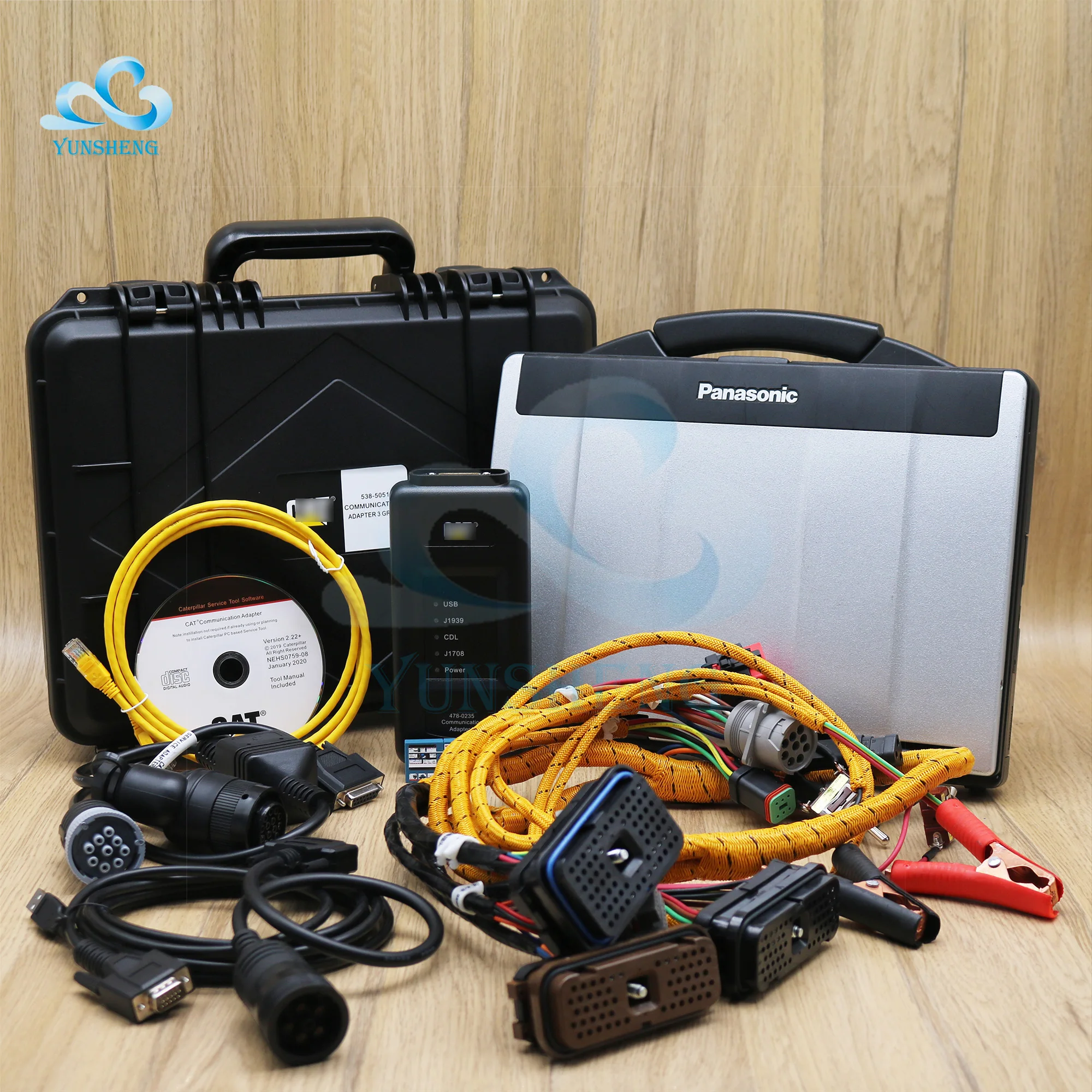 For ET4 Communication Adapter3 478-0235 538-5051 Diagnostic Tool for Caterpillar CAT Truck Excavator scanner With 2023A software